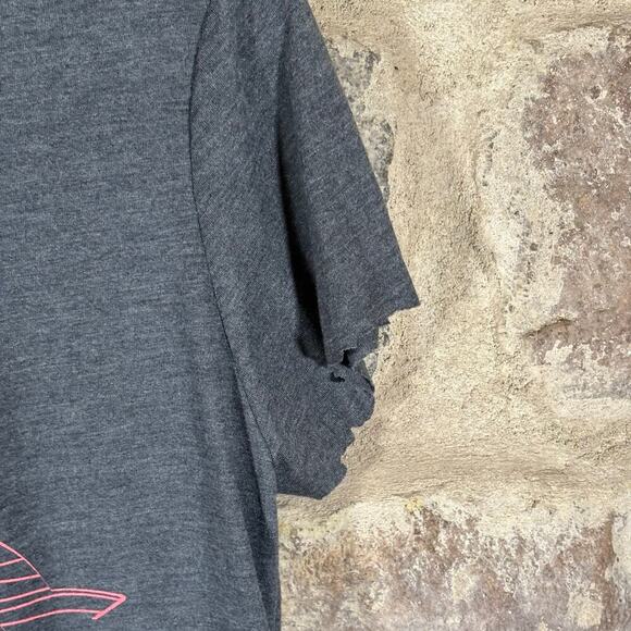 Anvil‎ Tee Woman's Medium Gray Chicago's Finest Police CPD V-Neck Scoop Neck - Picture 6 of 13